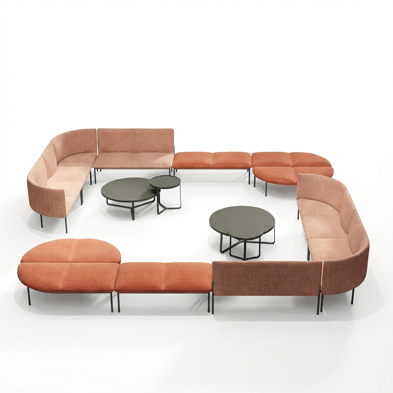 The Flow Series: Modular Public Seating