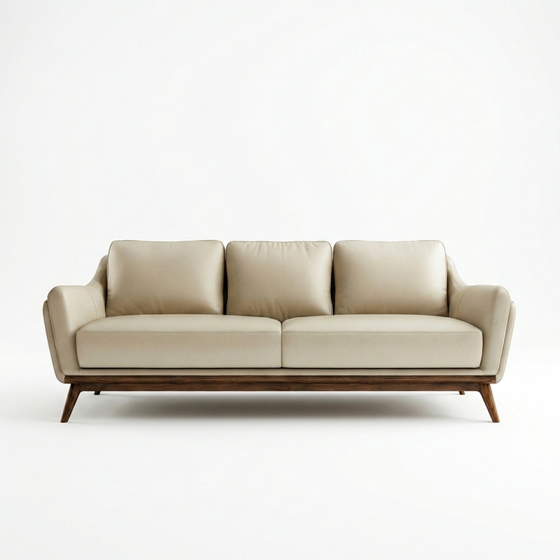 The Nordic Element: Wood-Base Lounge Sofa