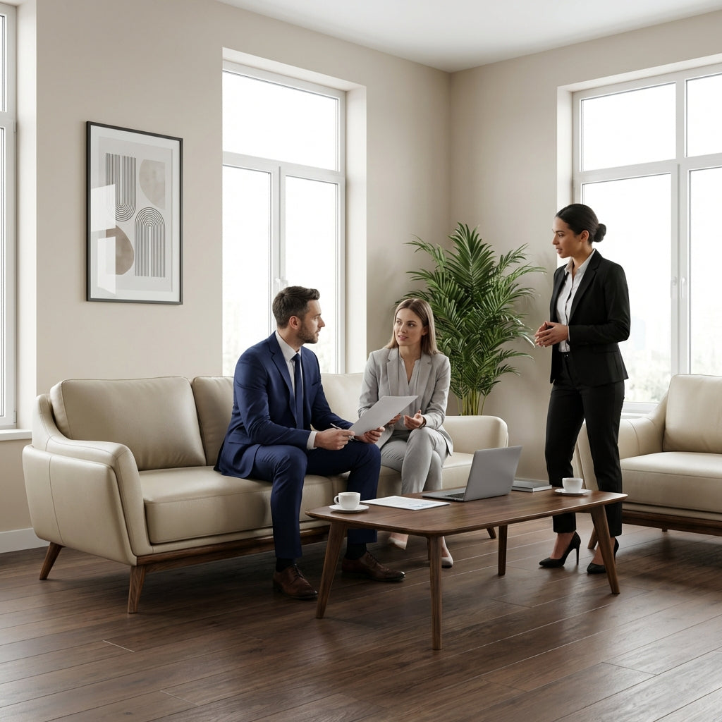 The Nordic Element: Wood-Base Lounge Sofa