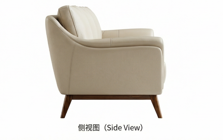 The Nordic Element: Wood-Base Lounge Sofa